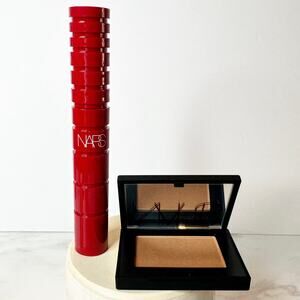 NARS 2-Piece Makeup Bundle Climax Mascara Full Size, Bronzing Powder Travel Size